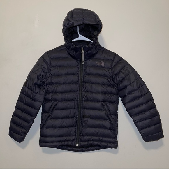 The North Face Aconcagua Down Boy Black Jacket Size M - Picture 9 of 9